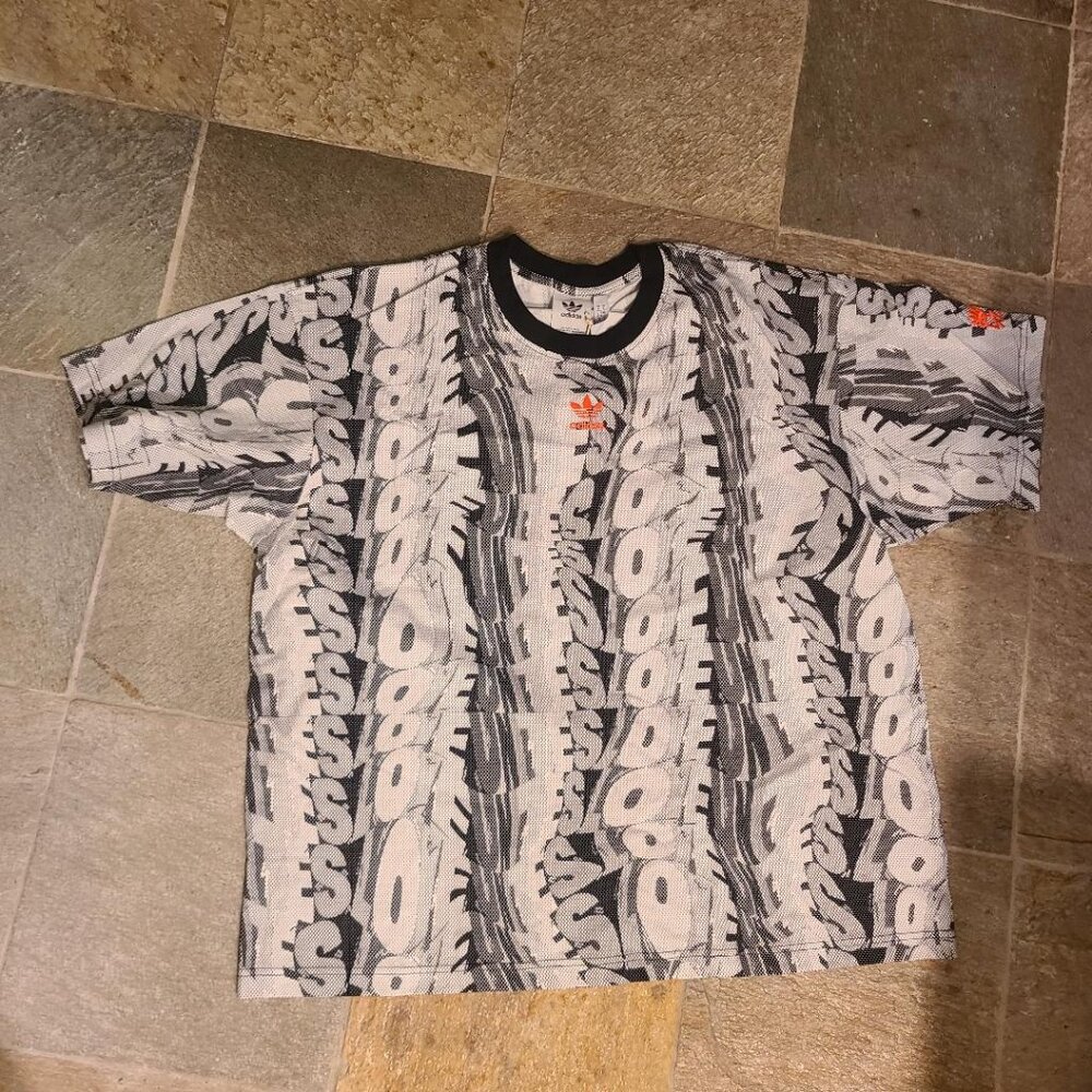 Adidas Love Unites Ringer T Shirt New With Tags XLarge